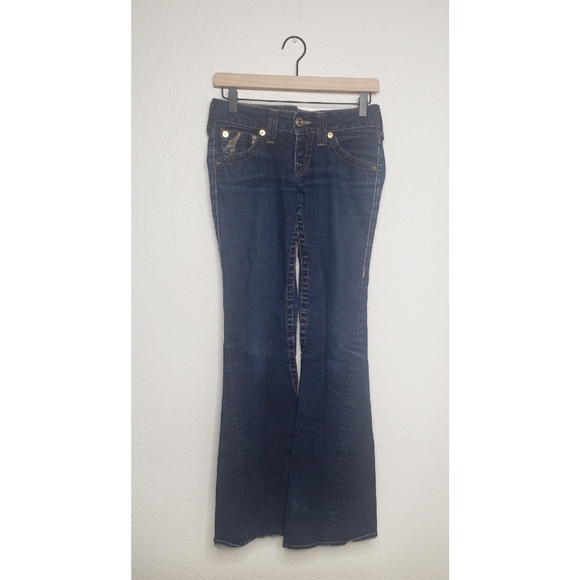 True Religion Women's Flare Leg Jeans Size 26 - Picture 1 of 9